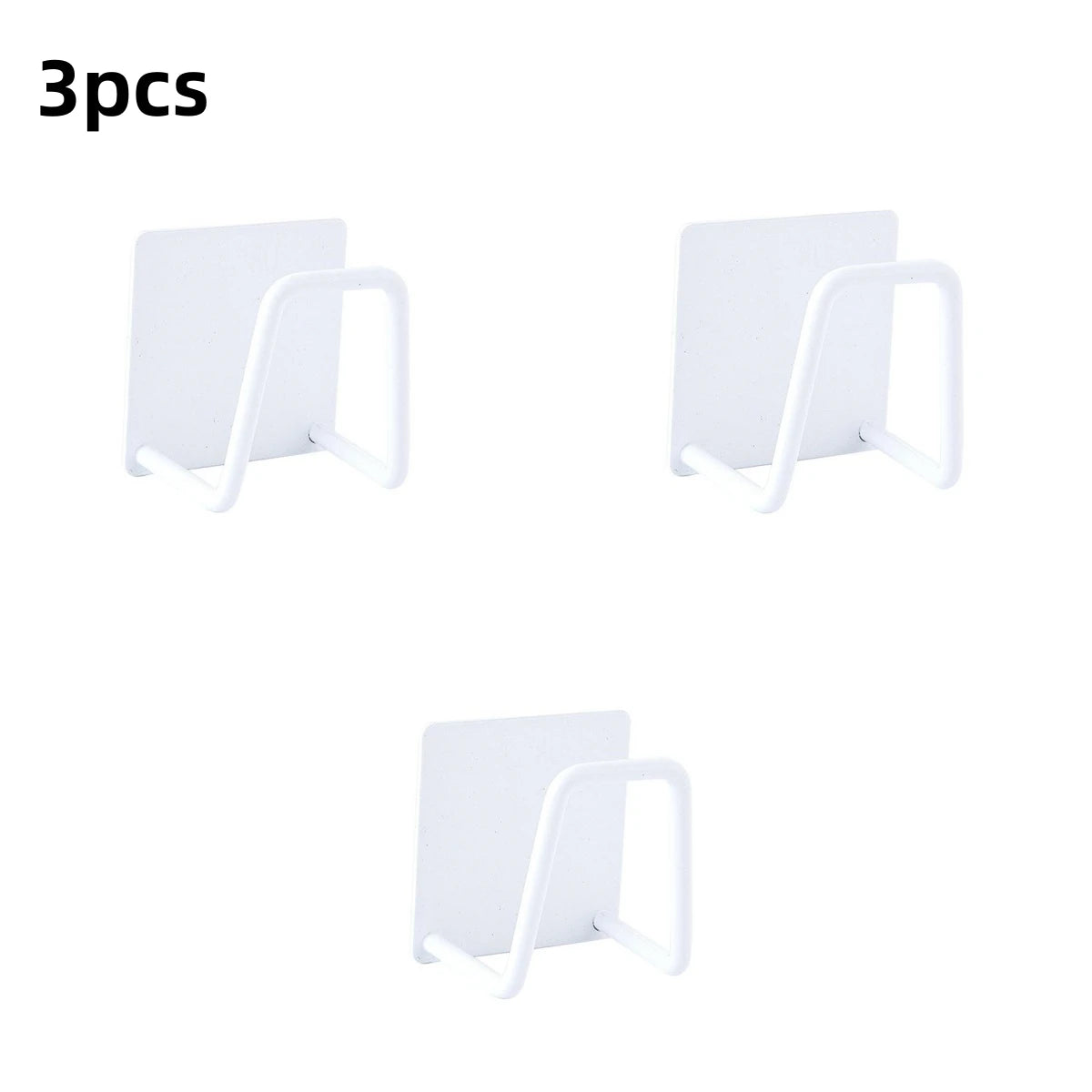 Adhesive Stainless-Steel Sponge & Dishcloth Holder Rack for Kitchen Sink