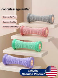 Spiky Handheld Muscle Roller — Portable Manual Massage Roller Ball