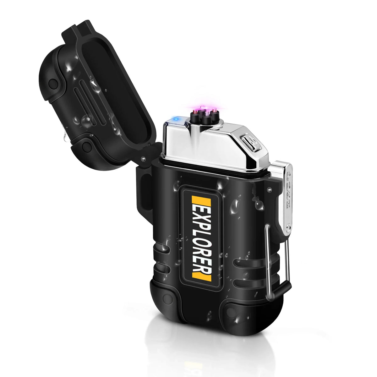 Rechargeable Double Arc Lighter — Windproof Plasma