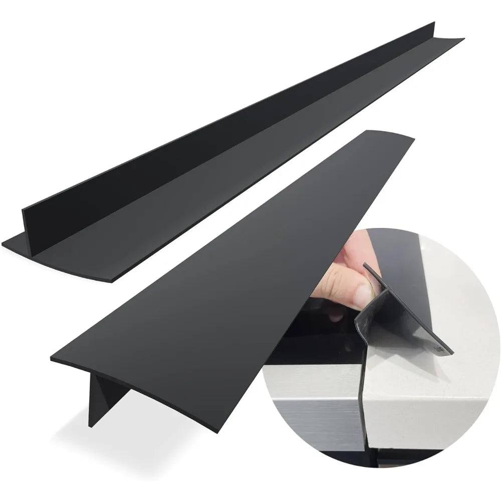 Silicone Stove Gap Covers 2-Pack — Heat-Resistant Counter Gap Filler Strip