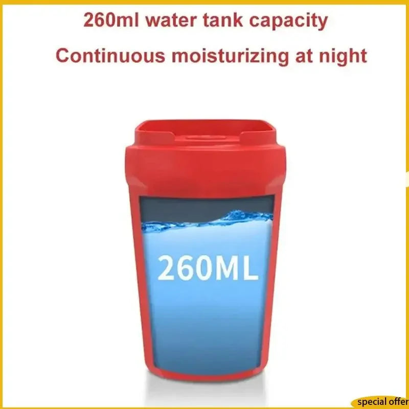 USB Car Aroma Diffuser Mini Humidifier 260ml Cup-Fit with LED Night Light