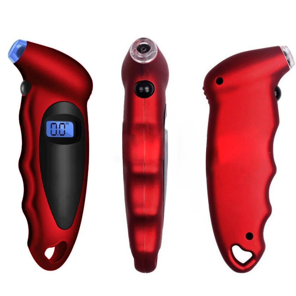 Digital Tire Pressure Gauge — Backlit