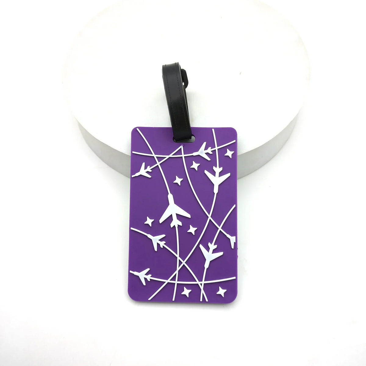 Silicone Luggage Tag — Durable ID Bag Tag for Suitcases & Backpacks
