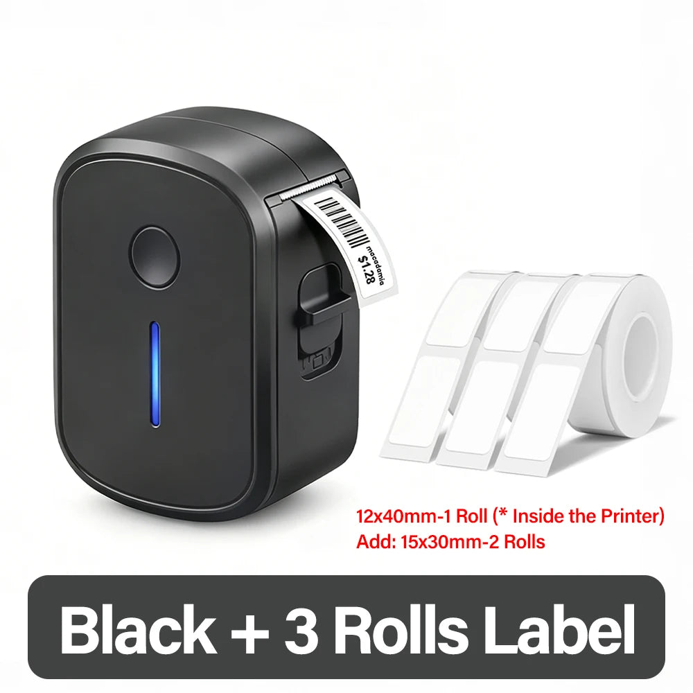 Portable Bluetooth Label Printer — Inkless