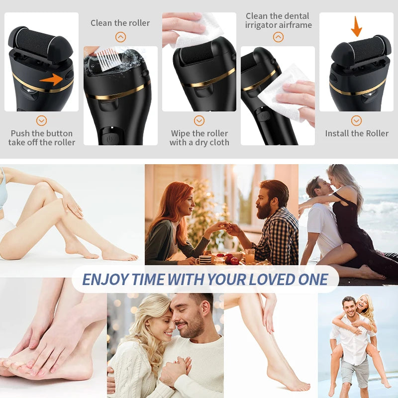 Rechargeable Electric Callus Remover — Adjustable Speed