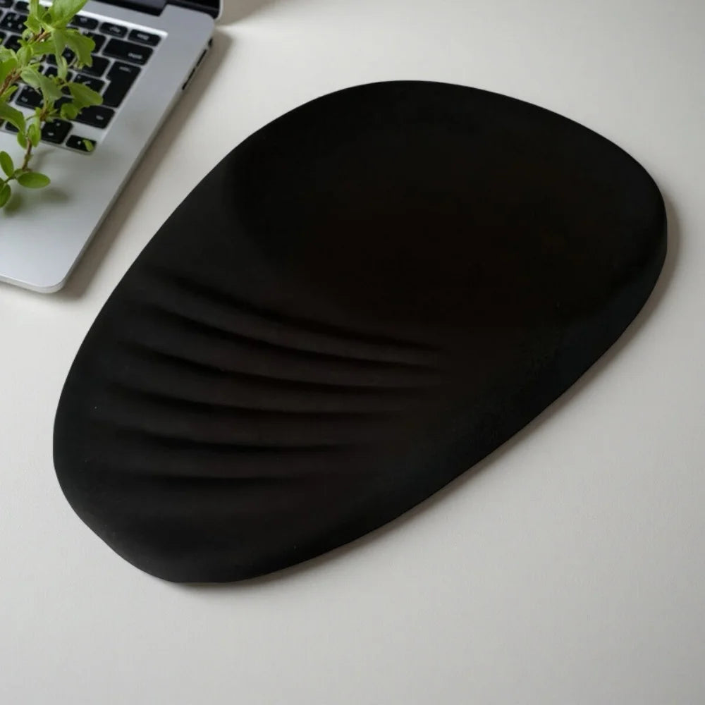 Ergonomic Memory-Foam Wrist-Rest Mouse Pad, Non-Slip