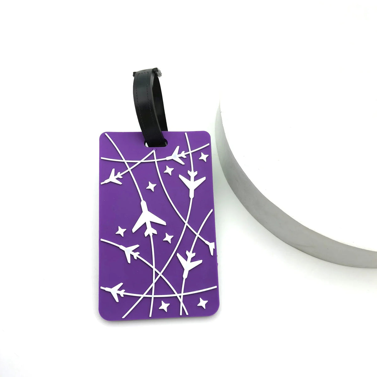 Silicone Luggage Tag — Durable ID Bag Tag for Suitcases & Backpacks