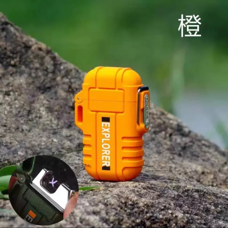 Rechargeable Double Arc Lighter — Windproof Plasma