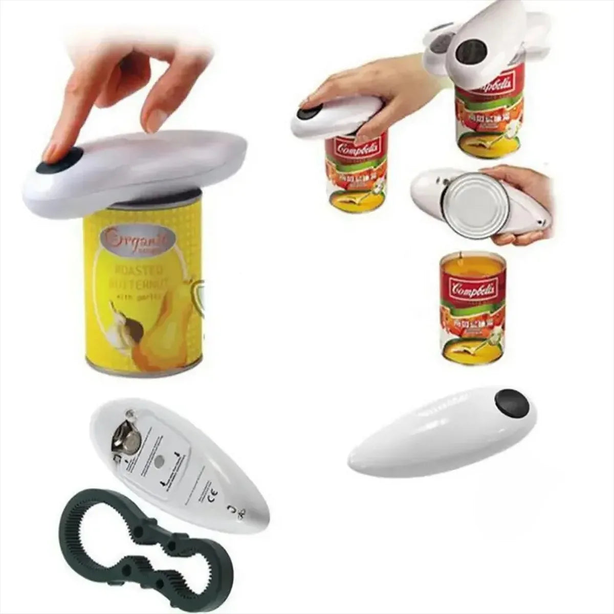 One-Touch Automatic Can & Jar Opener