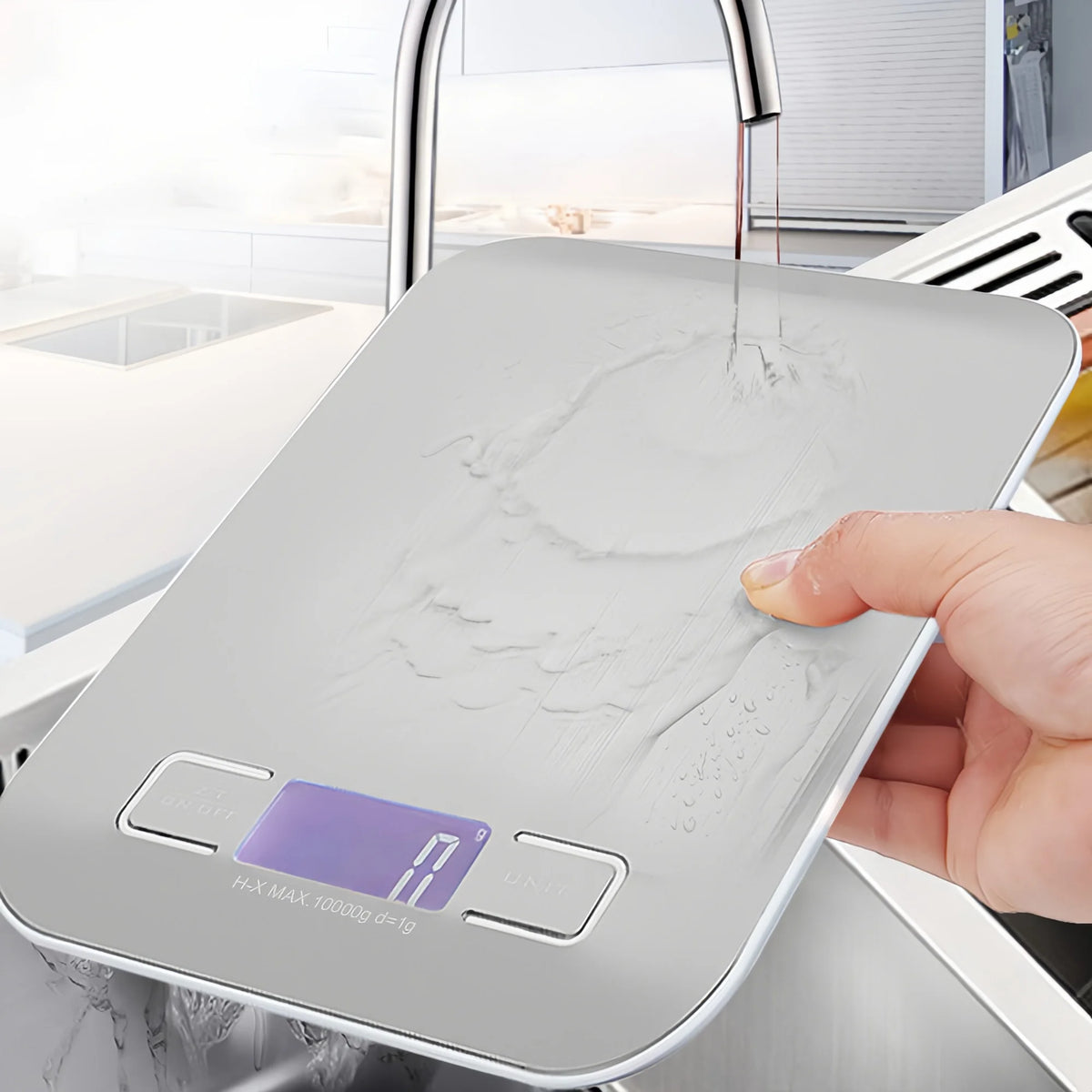 Precision Digital Kitchen Scale 5kg — LCD Food Scale with Stainless Steel Platform