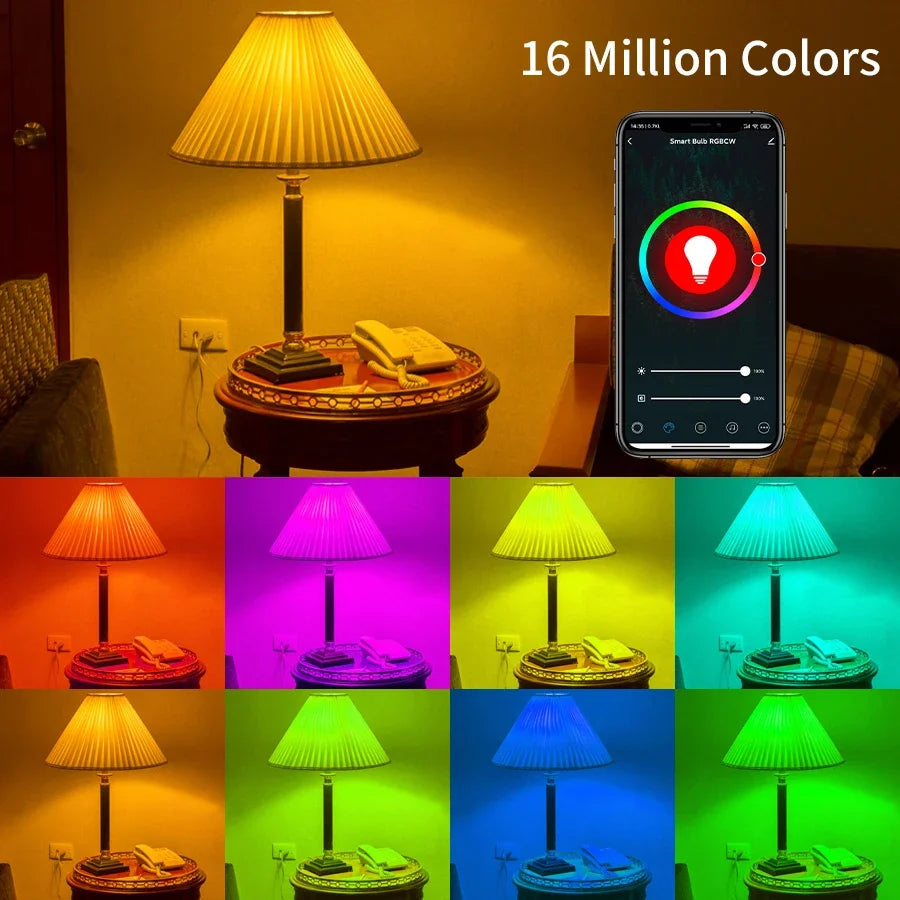 Tuya Smart RGB LED Bulb — WiFi, Voice Control