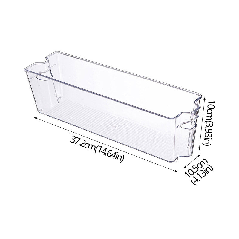 Clear Fridge Organizer, Refrigerator Organizer Bins ,Fridge Organizers and Storage Containers for Fruit, Vegetable, Food, Drinks