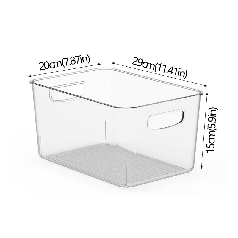 Clear Fridge Organizer, Refrigerator Organizer Bins ,Fridge Organizers and Storage Containers for Fruit, Vegetable, Food, Drinks