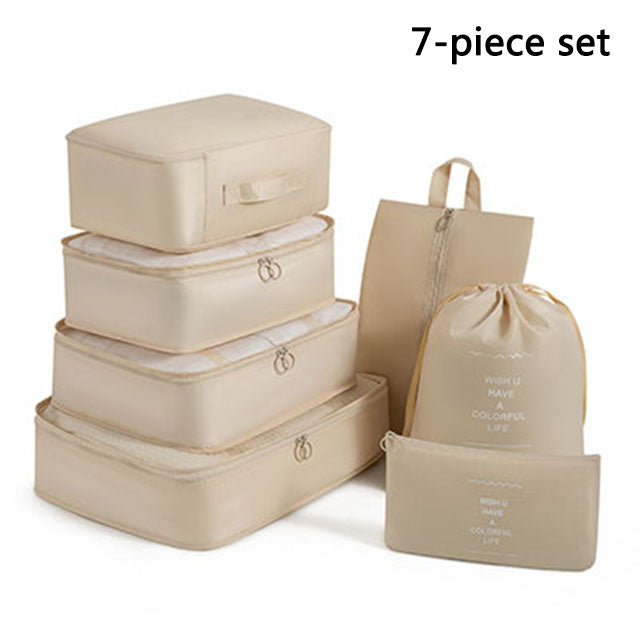 Packing Cubes Travel Set — 7-Piece Luggage Organizers