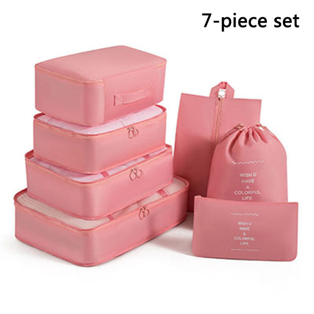 Packing Cubes Travel Set — 7-Piece Luggage Organizers