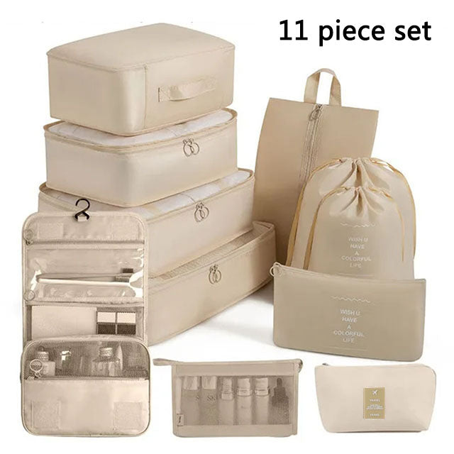 Packing Cubes Travel Set — 7-Piece Luggage Organizers