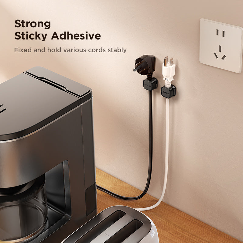 Magnetic Cable Clips — 6-Pack Cord Holders