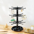 360° Rotating Jewelry Organizer — Tangle-Free Earrings, Necklaces & Rings at a Glance